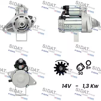 Démarreur SIDAT S12DE0068A2