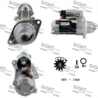 Démarreur SIDAT S12DE0122