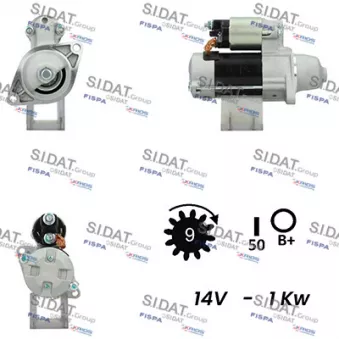 Démarreur SIDAT S12DE0122A2
