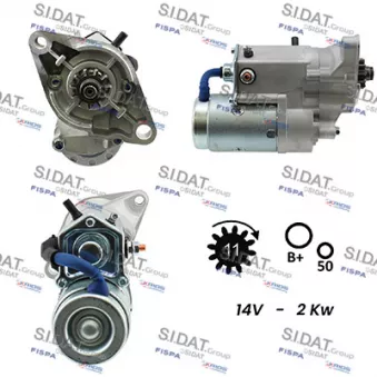 Démarreur SIDAT S12DE0134A2