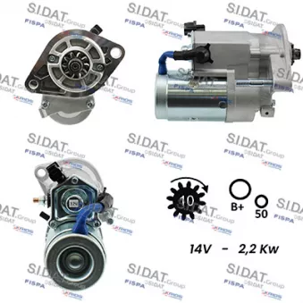Démarreur SIDAT S12DE0135