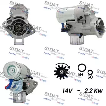 Démarreur SIDAT S12DE0167