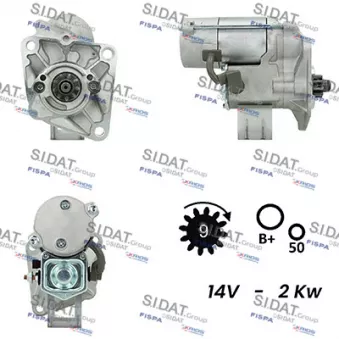 Démarreur SIDAT S12DE0179A2