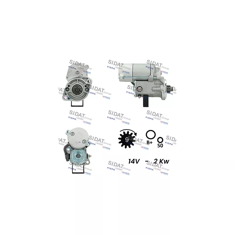 Démarreur SIDAT S12DE0296A2