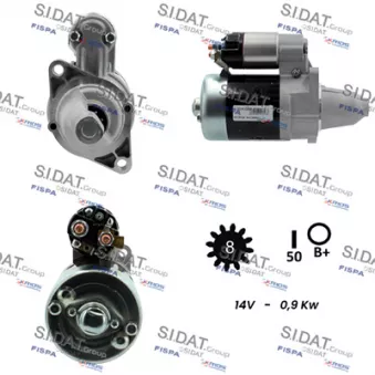 Démarreur SIDAT S12DE0316A2