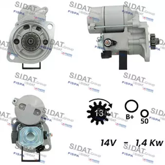 Démarreur SIDAT S12DE0398A2