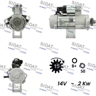 Démarreur SIDAT S12DE0449A2