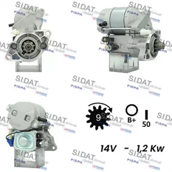 Démarreur SIDAT S12DE0719A2
