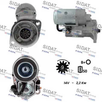 Démarreur SIDAT S12DE0830A2