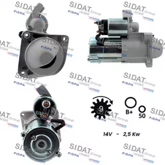 Démarreur SIDAT S12DR0003A2