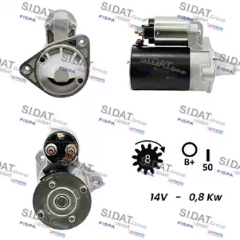 Démarreur SIDAT S12DR0092