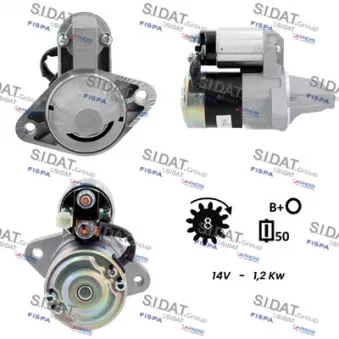 Démarreur SIDAT S12GN0884