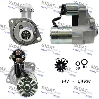 Démarreur SIDAT S12HT0107A2