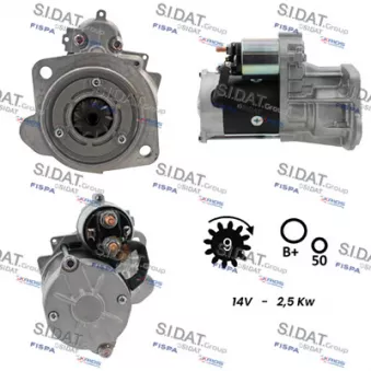 Démarreur SIDAT S12HT0190