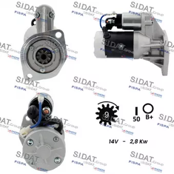 Démarreur SIDAT S12HT0817A2