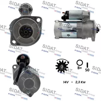 Démarreur SIDAT S12HT0875A2