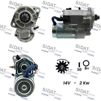 Démarreur SIDAT S12HY0109A2