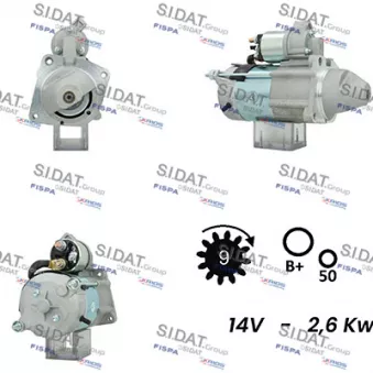 Démarreur SIDAT S12MA0146A2