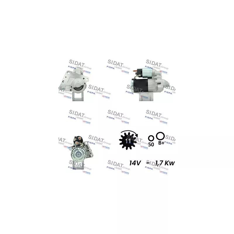 Démarreur SIDAT S12MH0014A2