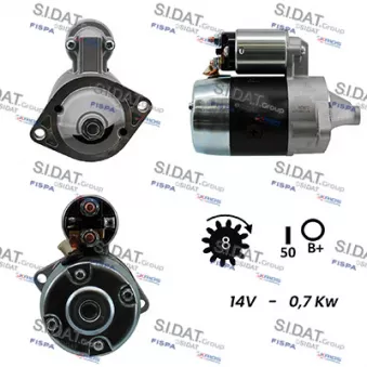 Démarreur SIDAT S12MH0042A2