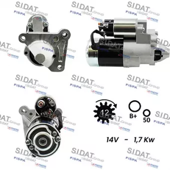 Démarreur SIDAT S12MH0053A2
