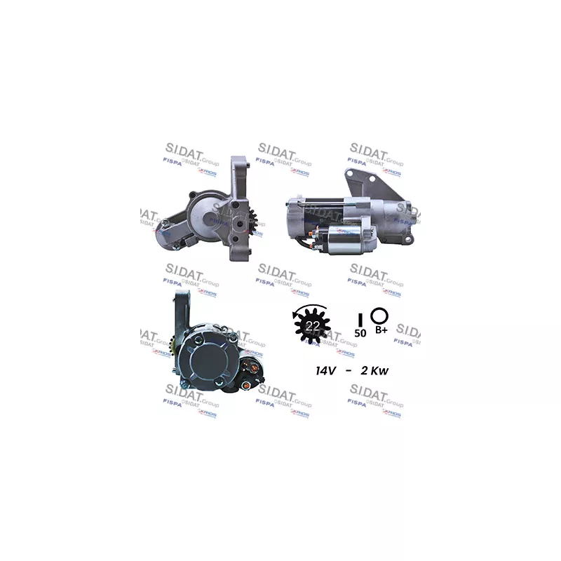 Démarreur SIDAT S12MH0110A2