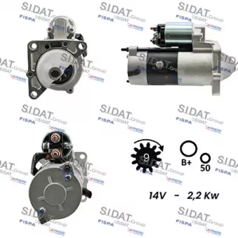 Démarreur SIDAT S12MH0150A2