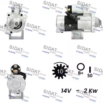 Démarreur SIDAT S12MH0165