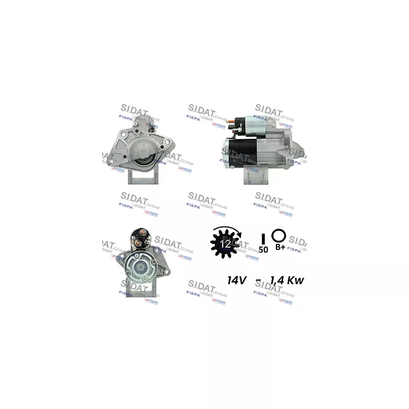Démarreur SIDAT S12MH0218A2