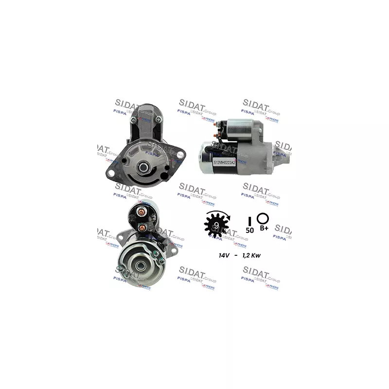 Démarreur SIDAT S12MH0222A2