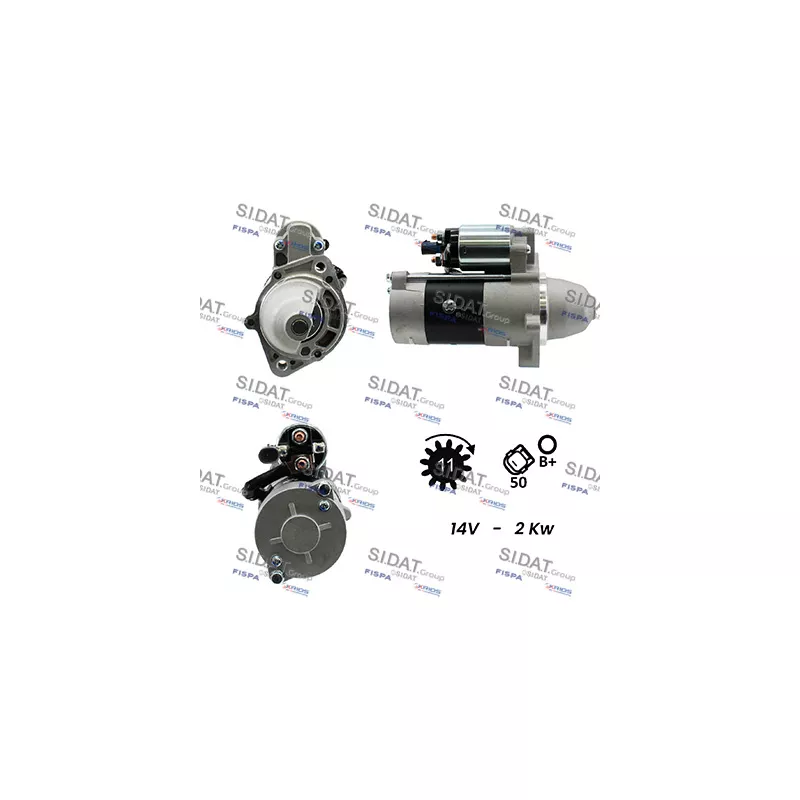 Démarreur SIDAT S12MH0308A2