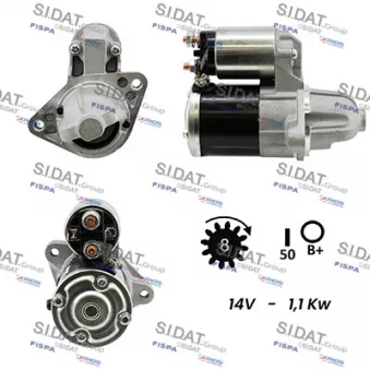 Démarreur SIDAT S12MH0541A2