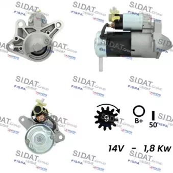 Démarreur SIDAT S12MH0545
