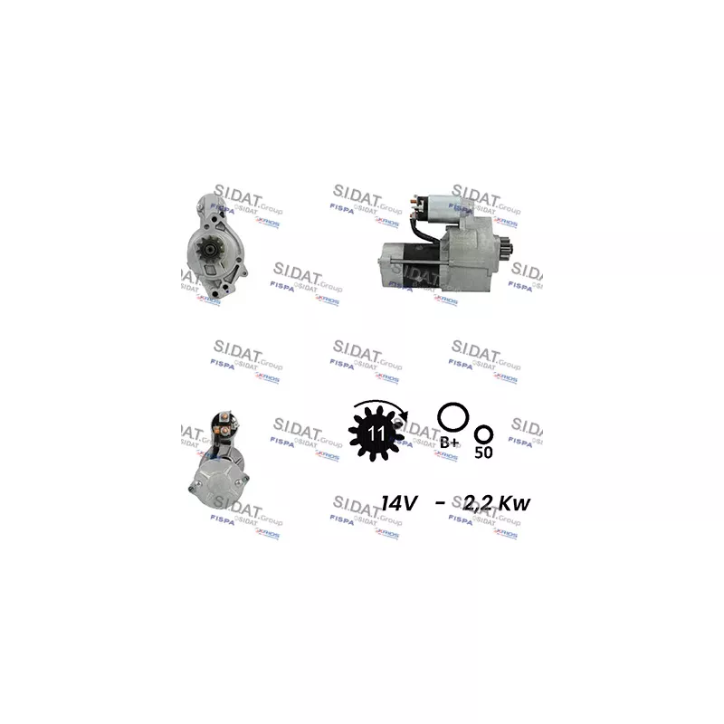 Démarreur SIDAT S12MH0576A2