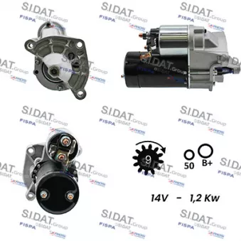 Démarreur SIDAT S12VA0002A2