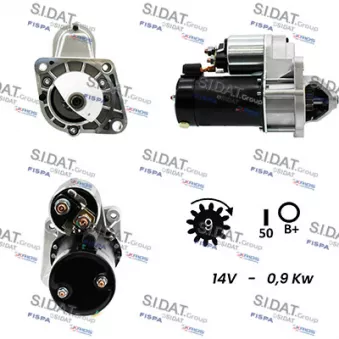 Démarreur SIDAT S12VA0006A2