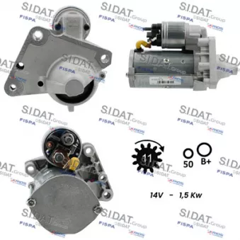 Démarreur SIDAT S12VA0014