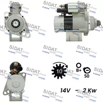 Démarreur SIDAT S12VA0015A2