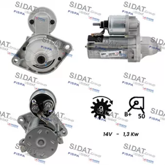 Démarreur SIDAT S12VA0017