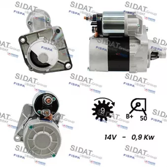 Démarreur SIDAT S12VA0018A2