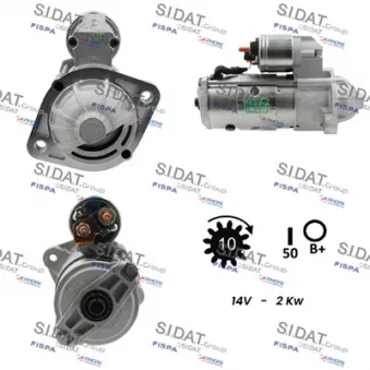 Démarreur SIDAT S12VA0024