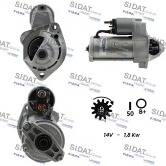 Démarreur SIDAT S12VA0026