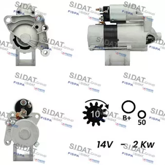 Démarreur SIDAT S12VA0031A2