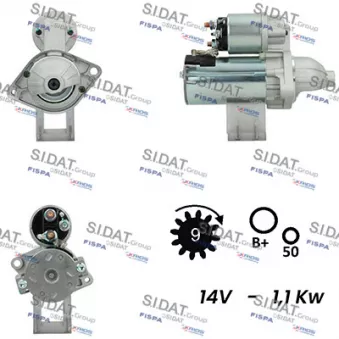 Démarreur SIDAT S12VA0033
