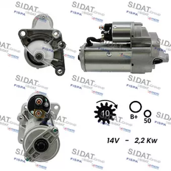 Démarreur SIDAT S12VA0052