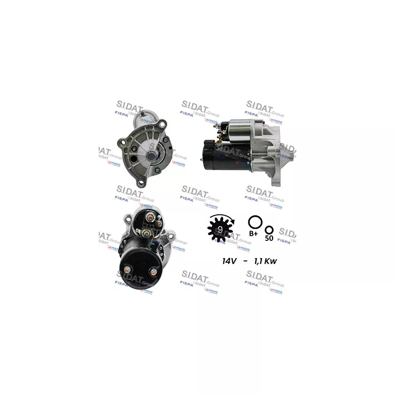 Démarreur SIDAT S12VA0071A2