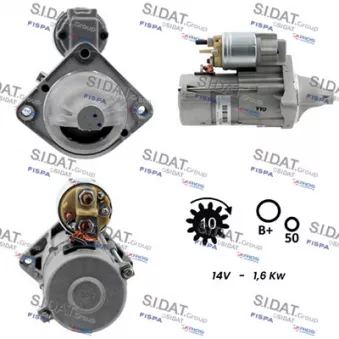 Démarreur SIDAT S12VA0081