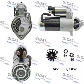 Démarreur SIDAT S12VA0086A2