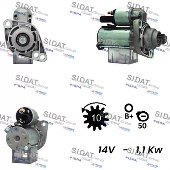 Démarreur SIDAT S12VA0094A2