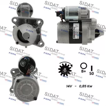 Démarreur SIDAT S12VA0101